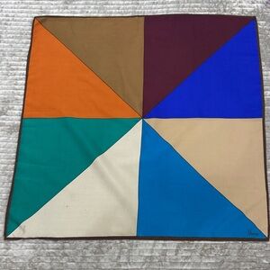 Colorful Geometric Pattern Vera Scarf